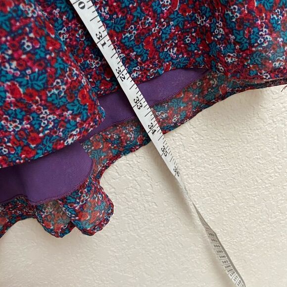 Patterson J. Kincaid Floral Mini Tank Top Dress size Small - Picture 6 of 8